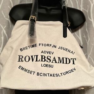 Canvas handbag